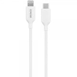 Deltaco Kabel USB-C Cable with Lightning Connector 1m Vit