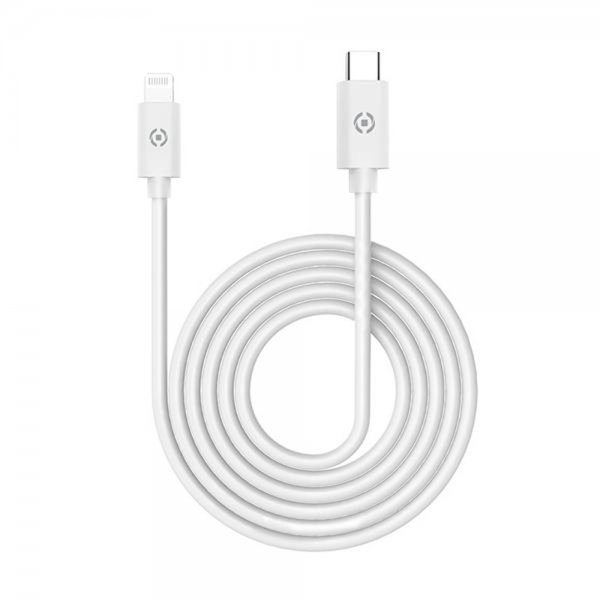 Celly Kabel USB-C till Lightning 2M Vit
