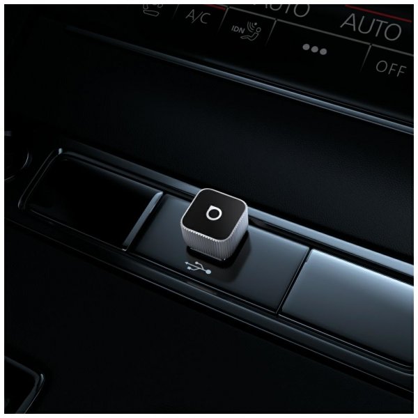 Ottocast Mini Cube Trådlös CarPlay/Android Auto Adapter Silver