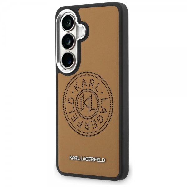 Karl Lagerfeld Samsung Galaxy S26 Skal Perforated Logo MagSafe Brun