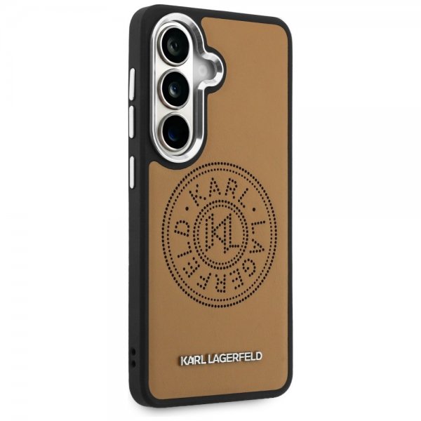 Karl Lagerfeld Samsung Galaxy S26 Skal Perforated Logo MagSafe Brun