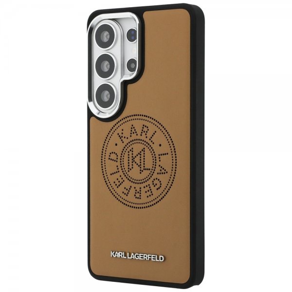 Karl Lagerfeld Samsung Galaxy S26 Ultra Skal Perforated Logo MagSafe Brun