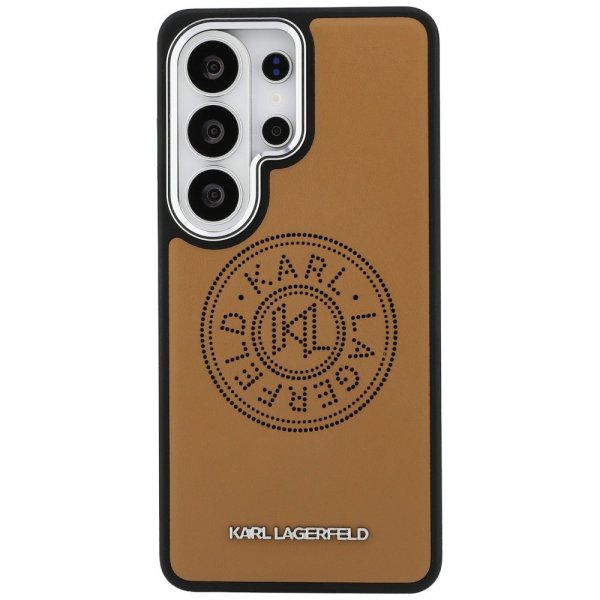 Karl Lagerfeld Samsung Galaxy S26 Ultra Skal Perforated Logo MagSafe Brun