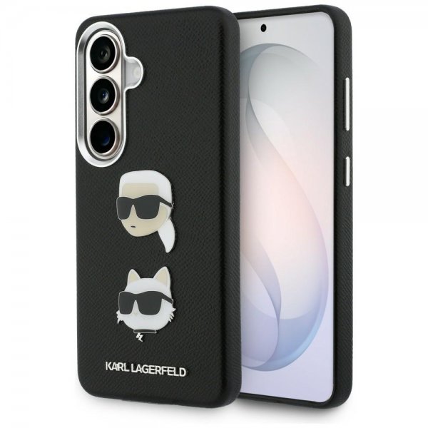 Karl Lagerfeld Samsung Galaxy S26 Plus Skal Saffiano Karl & Choupette Svart