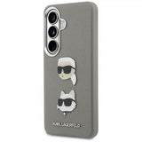 Karl Lagerfeld Samsung Galaxy S26 Skal Saffiano Karl & Choupette Silver