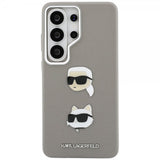 Karl Lagerfeld Samsung Galaxy S26 Ultra Skal Saffiano Karl & Choupette Silver