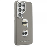 Karl Lagerfeld Samsung Galaxy S26 Ultra Skal Saffiano Karl & Choupette Silver