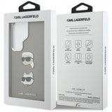 Karl Lagerfeld Samsung Galaxy S26 Ultra Skal Saffiano Karl & Choupette Silver