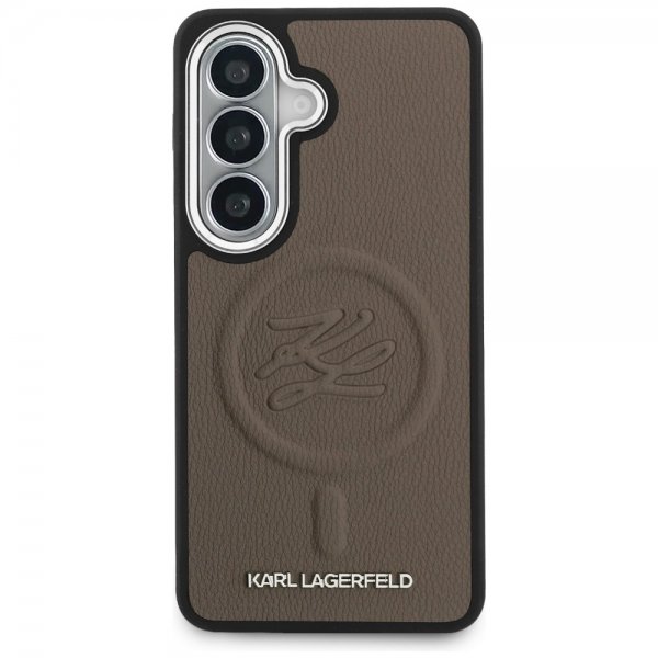 Karl Lagerfeld Samsung Galaxy S26 Skal Embossed MagSafe Brun