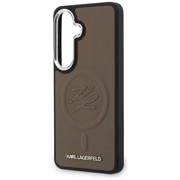 Karl Lagerfeld Samsung Galaxy S26 Skal Embossed MagSafe Brun