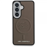 Karl Lagerfeld Samsung Galaxy S26 Plus Skal Embossed MagSafe Brun