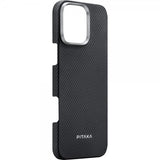 Pitaka iPhone 16 Pro Skal Ultra-Slim Case MagSafe Black/Grey Twill
