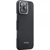 Pitaka iPhone 16 Pro Skal Ultra-Slim Case MagSafe Black/Grey Twill