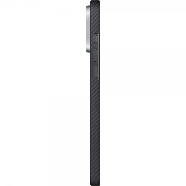 Pitaka iPhone 16 Pro Skal Ultra-Slim Case MagSafe Black/Grey Twill