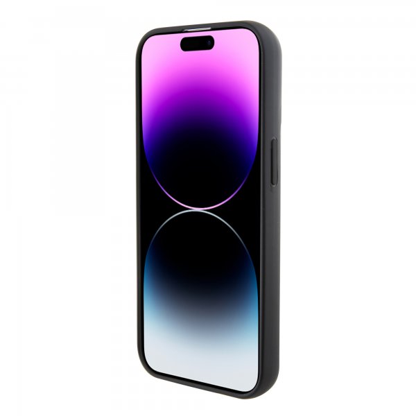 Karl Lagerfeld iPhone 15 Skal Fixed Glitter Svart