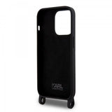 Karl Lagerfeld iPhone 15 Skal Ikonik Crossbody Svart