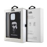 Karl Lagerfeld iPhone 15 Skal Ikonik Crossbody Svart