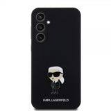 Karl Lagerfeld Samsung Galaxy S23 FE Skal Liquid Silicone Ikonik Karl Svart