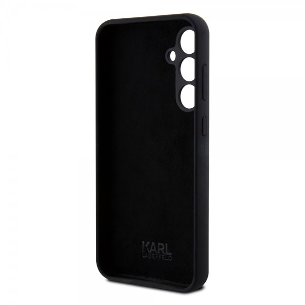 Karl Lagerfeld Samsung Galaxy S23 FE Skal Liquid Silicone Ikonik Karl Svart