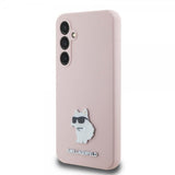 Karl Lagerfeld Samsung Galaxy S23 FE Skal Liquid Silicone Choupette Rosa