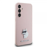 Karl Lagerfeld Samsung Galaxy S23 FE Skal Liquid Silicone Choupette Rosa