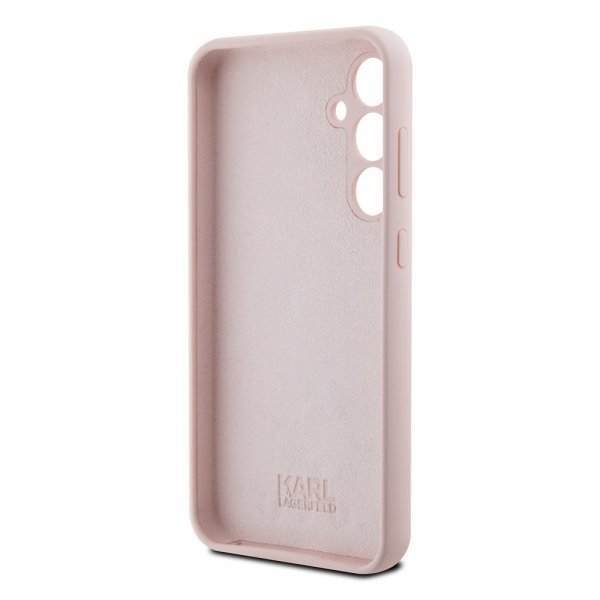 Karl Lagerfeld Samsung Galaxy S23 FE Skal Liquid Silicone Choupette Rosa