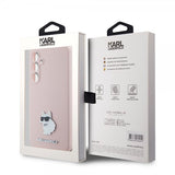 Karl Lagerfeld Samsung Galaxy S23 FE Skal Liquid Silicone Choupette Rosa
