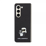 Karl Lagerfeld Samsung Galaxy Z Fold 5 Skal NFT Karl & Choupette Pin Saffiano Svart