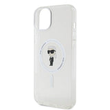 Karl Lagerfeld iPhone 15 Skal Ikonik MagSafe Transparent