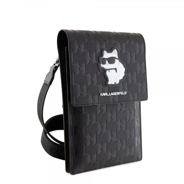 Karl Lagerfeld Wallet Phone Pouch Monogram Choupette Svart