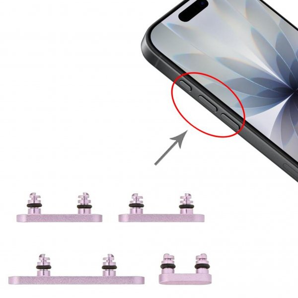 Knappsats för iPhone 17 - Lavendel