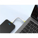 Mobile Origin Kompakt USB-C Kabel 10 cm Vit
