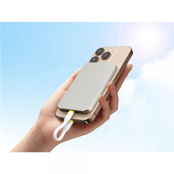 Mobile Origin Kompakt USB-C Kabel 10 cm Vit