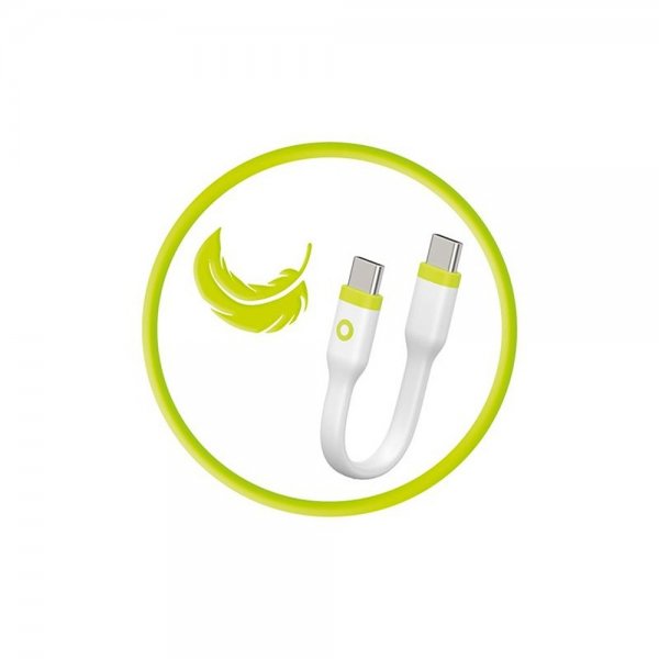 Mobile Origin Kompakt USB-C Kabel 10 cm Vit