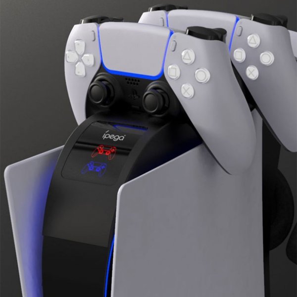 Ipega Toppmonterad Kontrolladdare med inbyggd Fläkt till PlayStation 5