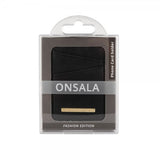 Onsala Korthållare Black Saffiano