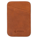 Krusell Korthållare MagSafe Wallet Cognac