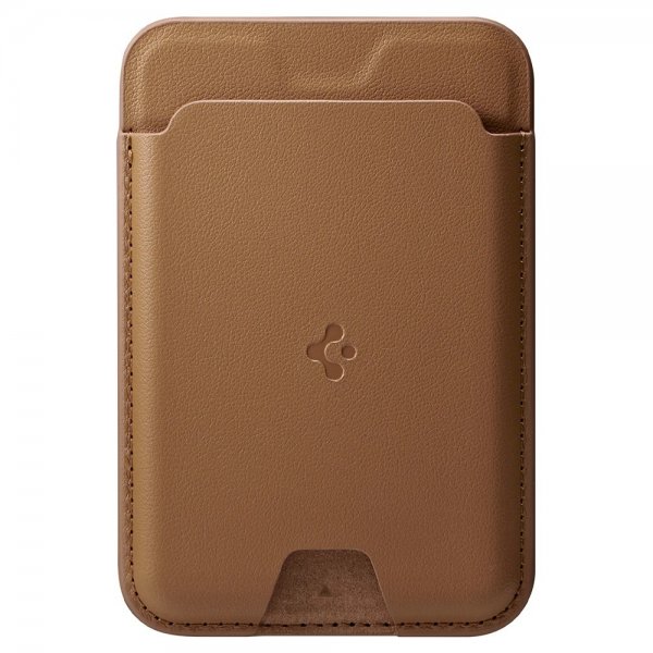 Spigen MagSafe Korthållare Valentinus 3 Cards Holder MagFit Brun