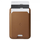 Spigen MagSafe Korthållare Valentinus 3 Cards Holder MagFit Brun