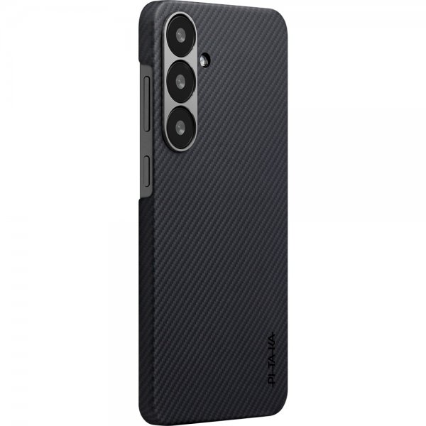 Pitaka Samsung Galaxy S25 Skal Ultra-Slim Case MagSafe Black/Grey Twill