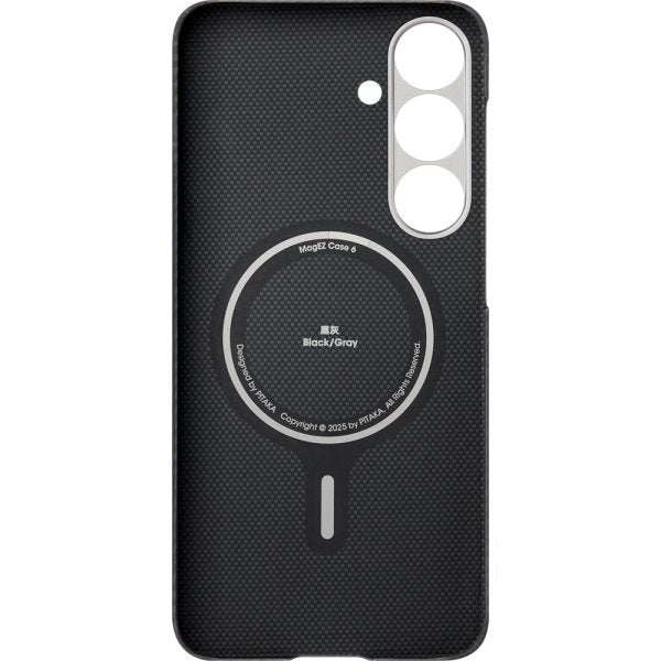 Pitaka Samsung Galaxy S25 Skal Ultra-Slim Case MagSafe Black/Grey Twill