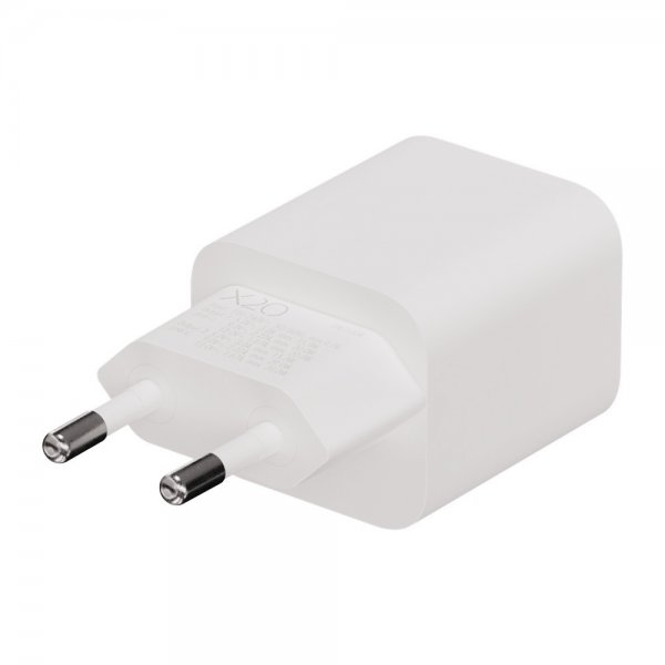 X2O Laddare 20W Dubbel USB-C/USB-A GaN Vit