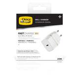 Otterbox Mobilladdare 20W USB-C PD Cloud Dust White
