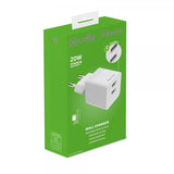Celly Laddare 2xUSB-C 20W Vit