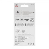 X2O Laddare 35W Dubbel USB-C/USB-A GaN Vit