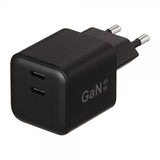 X2O Laddare 45W Dubbel USB-C/USB-C GaN Svart