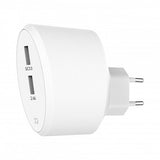 Xqisit Laddare 5.4A 2 x USB-A QC 3.0 30W Vit