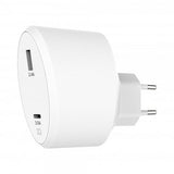 Xqisit Laddare 5.4A USB-A & USB-C 30W Vit