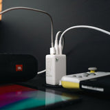 Aqiila Laddare Chargebird W120 GaN 120W Vit