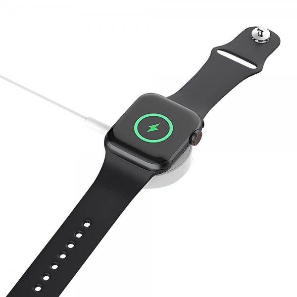 Deltaco Laddare för Apple Watch USB-A 1m Vit